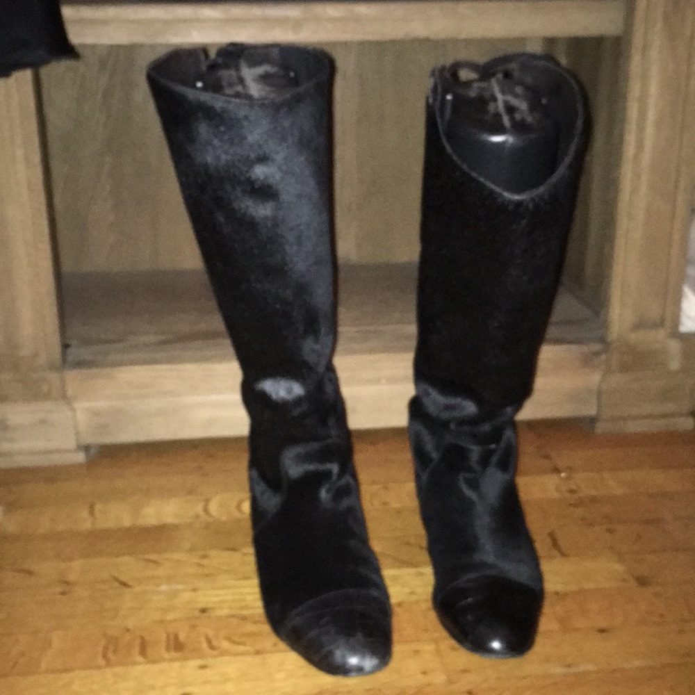 Fun Haircalf Italian Leather Boots